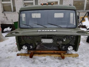 Кабина КамАЗ 53215 бортовой хаки