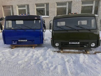 Кабина КамАЗ 55102 сельхозник синий