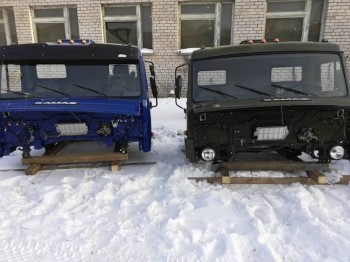 Кабина КамАЗ 55102 сельхозник синий