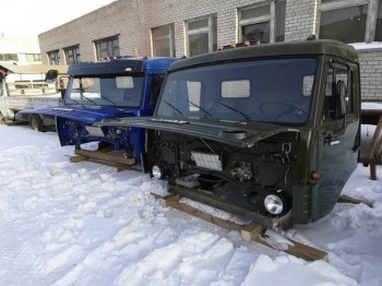 Кабина КамАЗ 55102 сельхозник синий